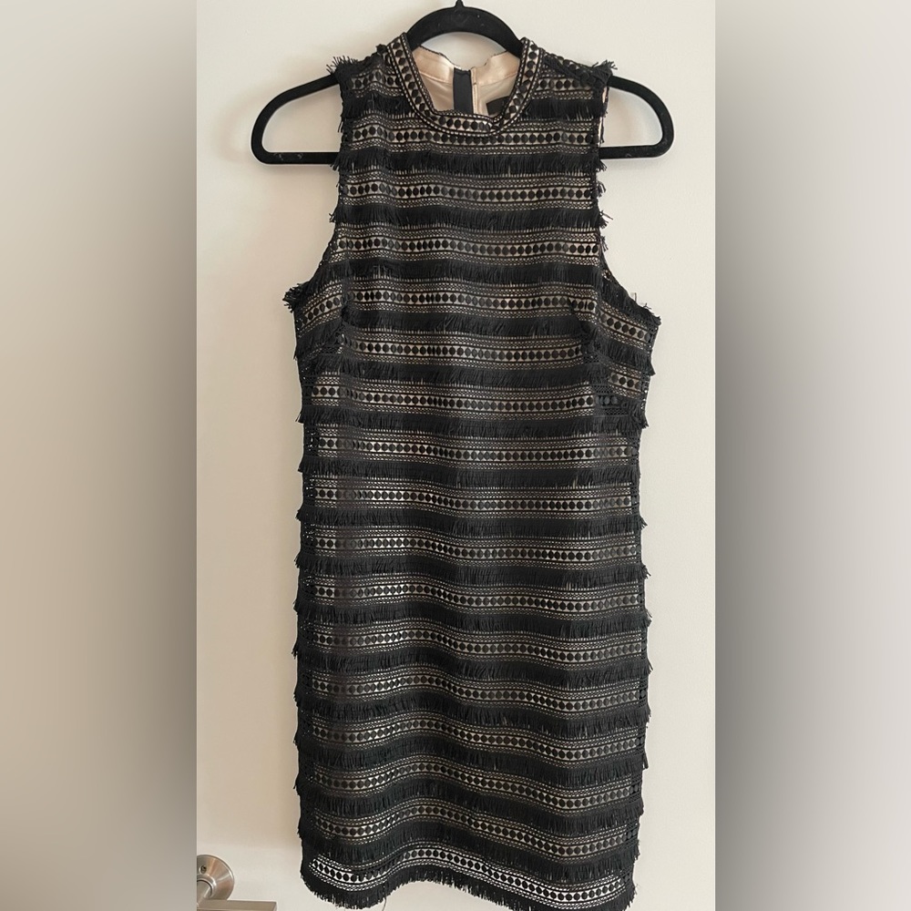 Jcrew Black & Cream Size 8 Dress